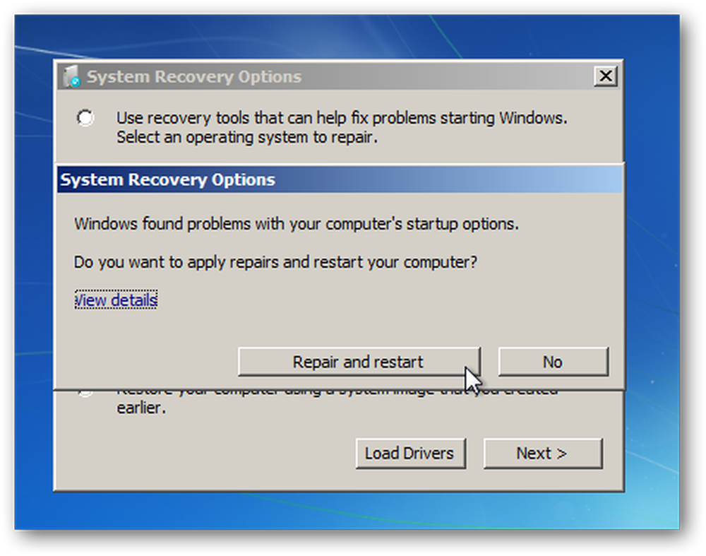 Windows recovered