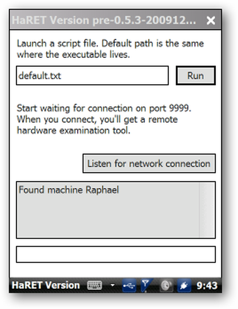 Launch script