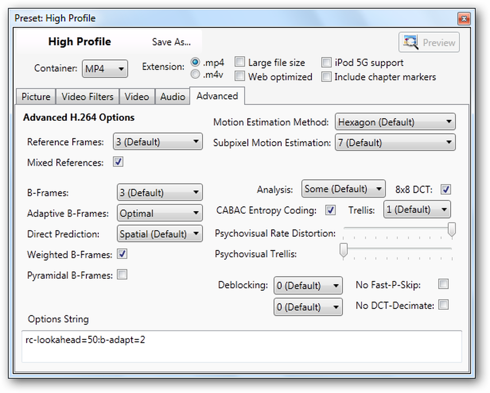 Parameters setting. VIDCODER. Video parameters.