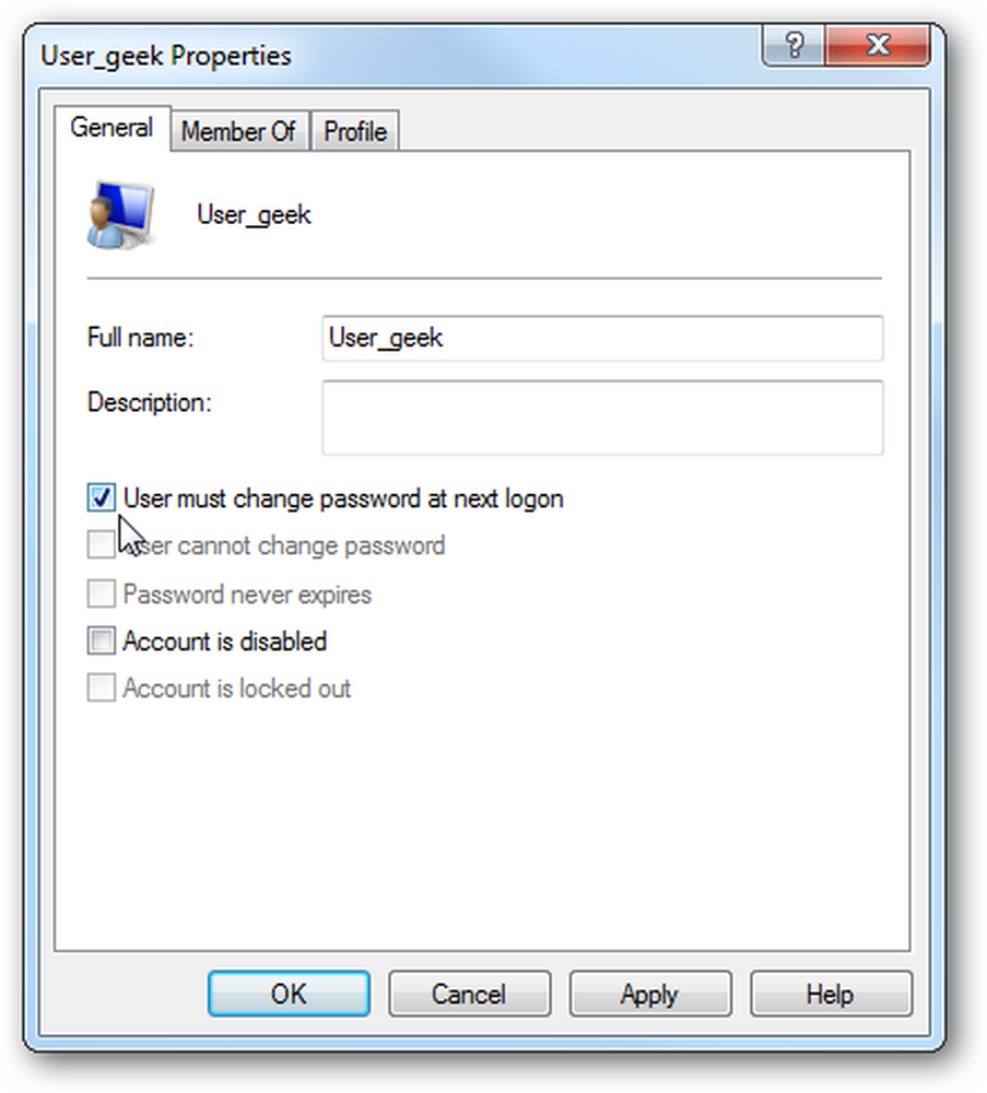 User is disabled. Password never expires. Windows 7 disable user login.